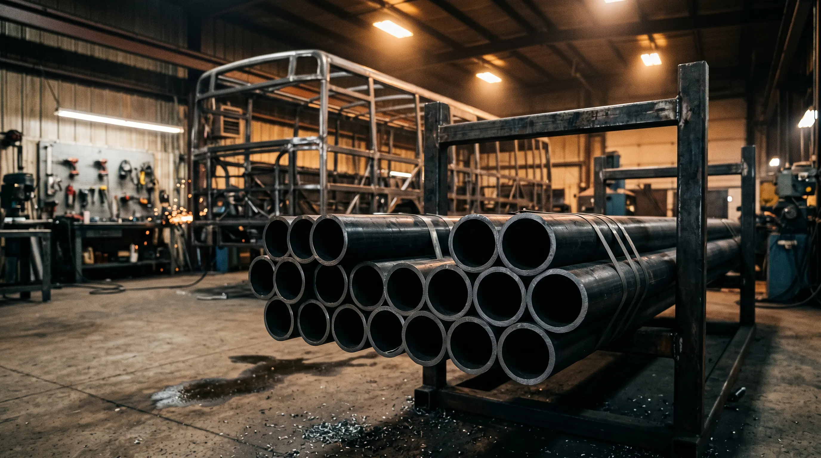 black pipe for auto industry slide